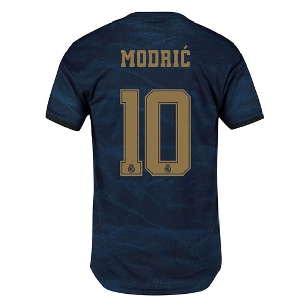 Camiseta Real Madrid NO.10 Modric Segunda equipación 2019-2020 Azul